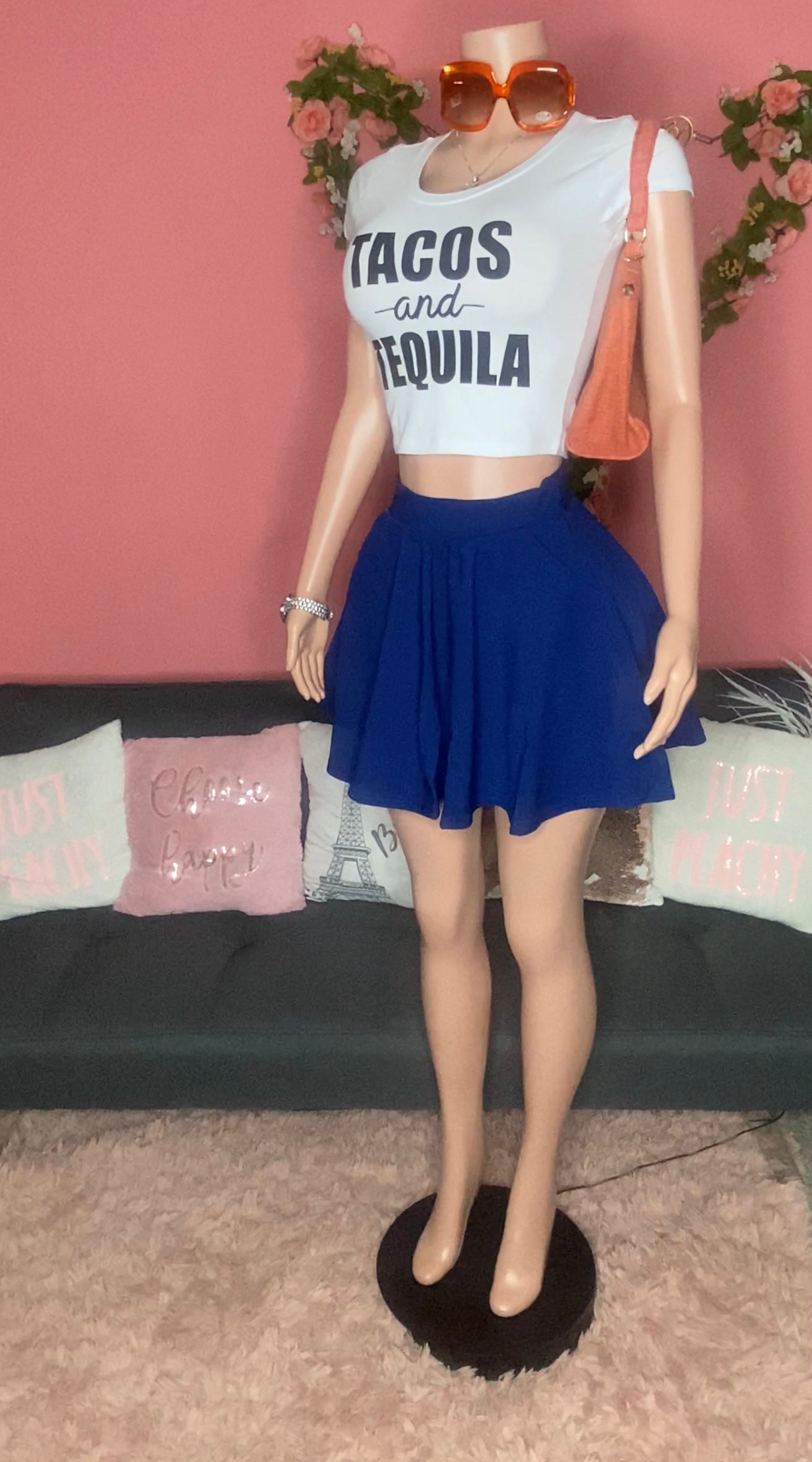 Hot Girl Summer flare tennis skirt with pockets (3 colors)