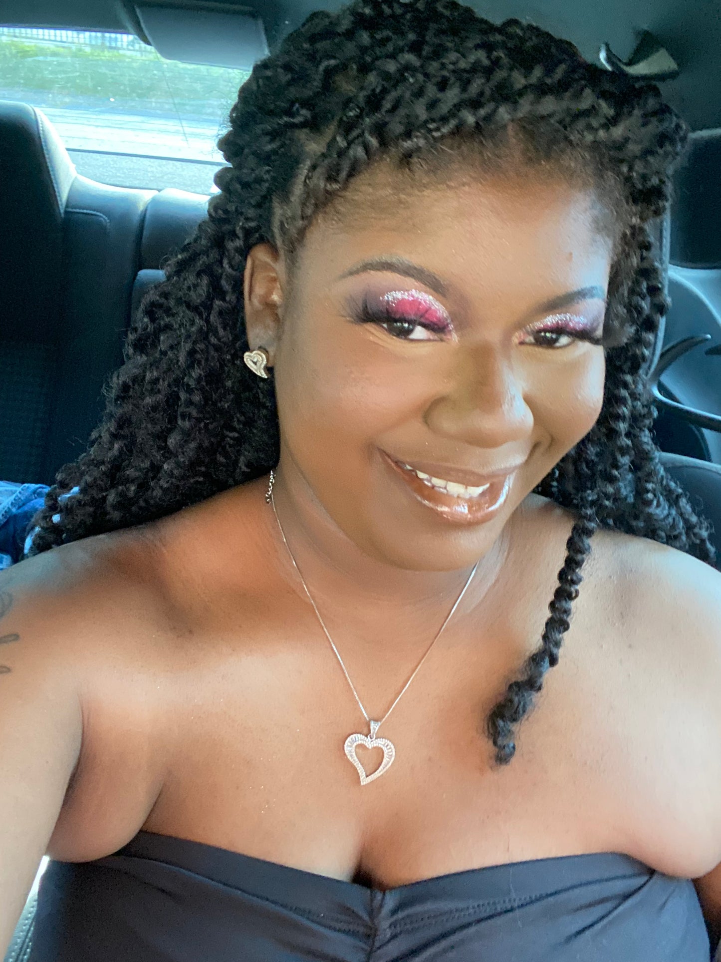 SILVER Open Heart Jayda necklace