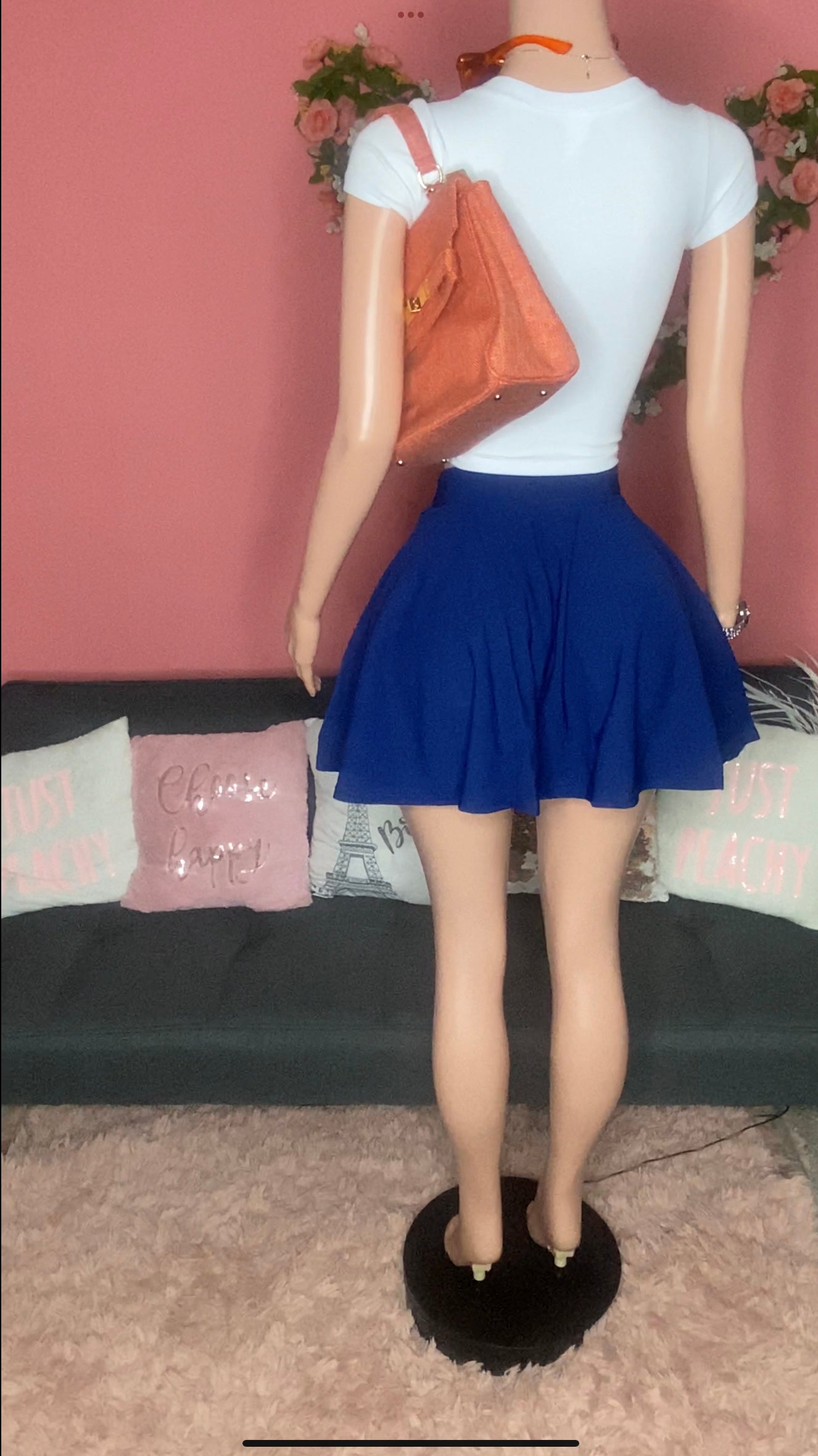Hot Girl Summer flare tennis skirt with pockets (3 colors)