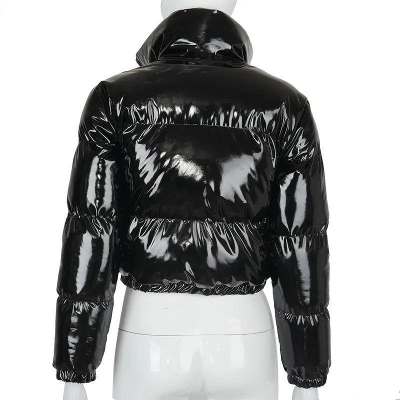 Ebony Frost Puffer Coat SMALL