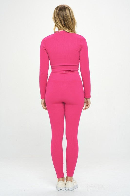 Bombshell Active Pink Compression Set - Ikonik Idoll