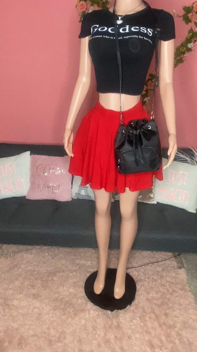 Goddess Defined Graphic Crop T-shirt - Ikonik Idoll