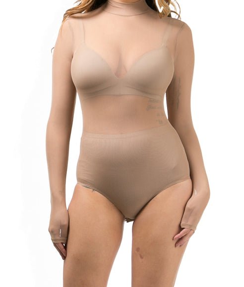 Nude mesh bodysuit - Ikonik Idoll