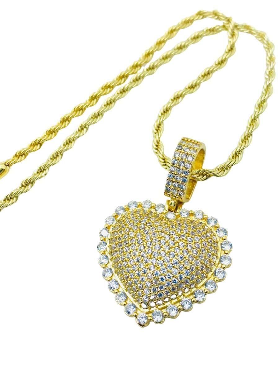 SILVER Ice Box Heart Necklace - Ikonik Idoll