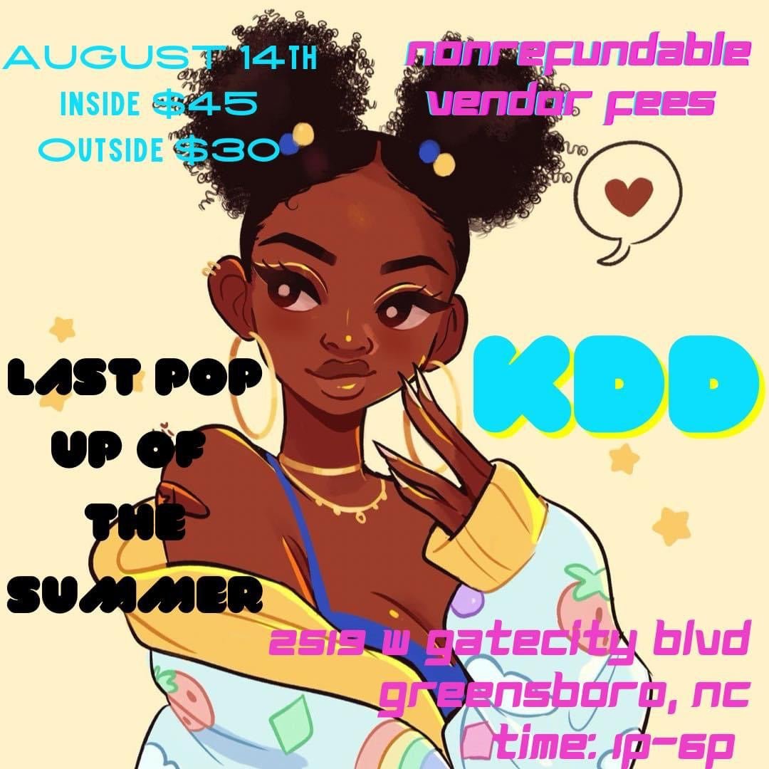 Aug. 14th Greensboro Pop Up - Ikonik Idoll 