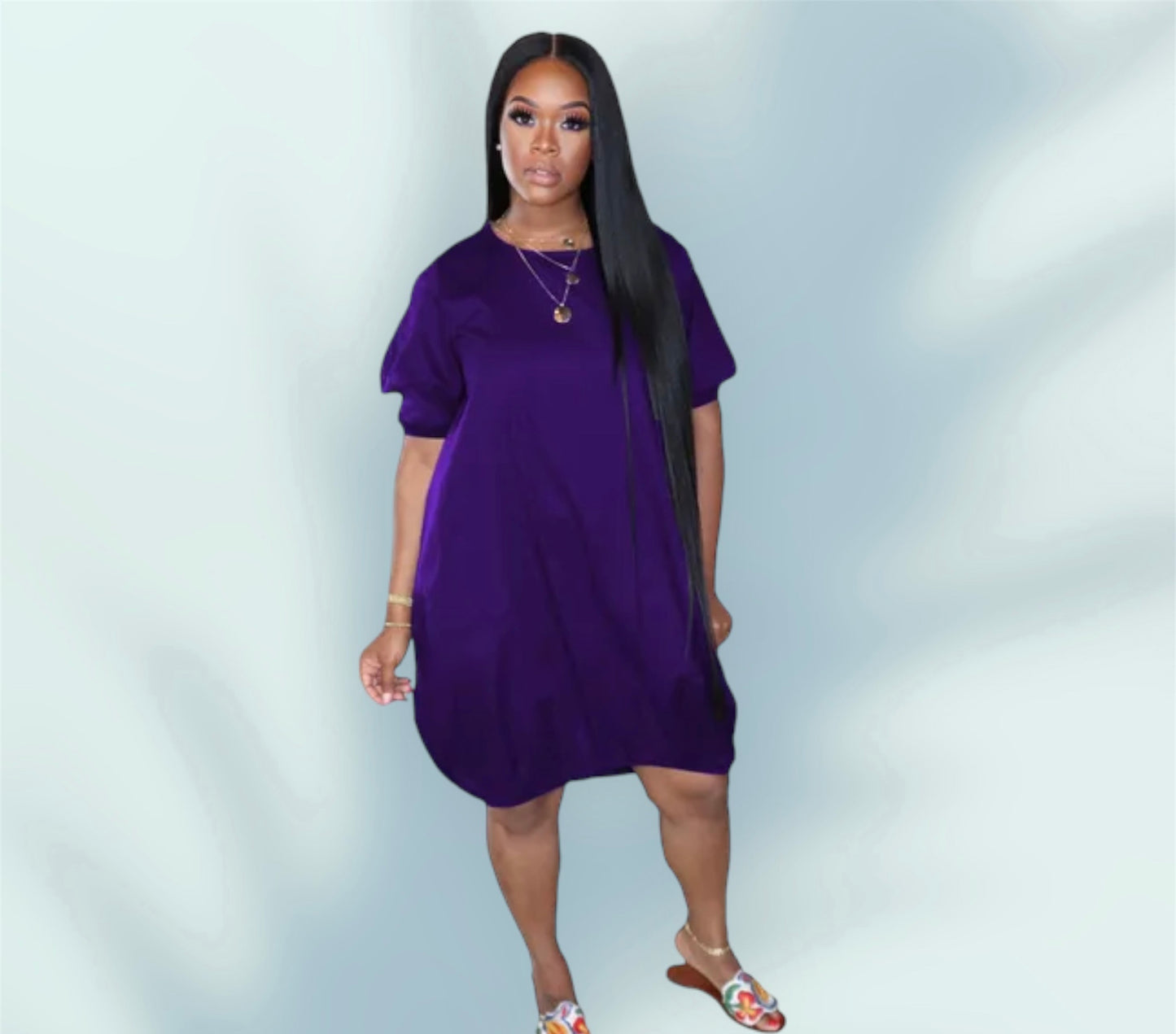 Royalty Purple Plus Size Dress