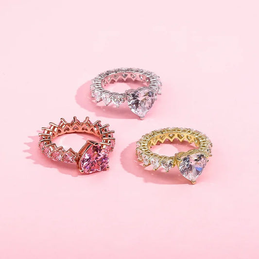 Love Me First heart ring