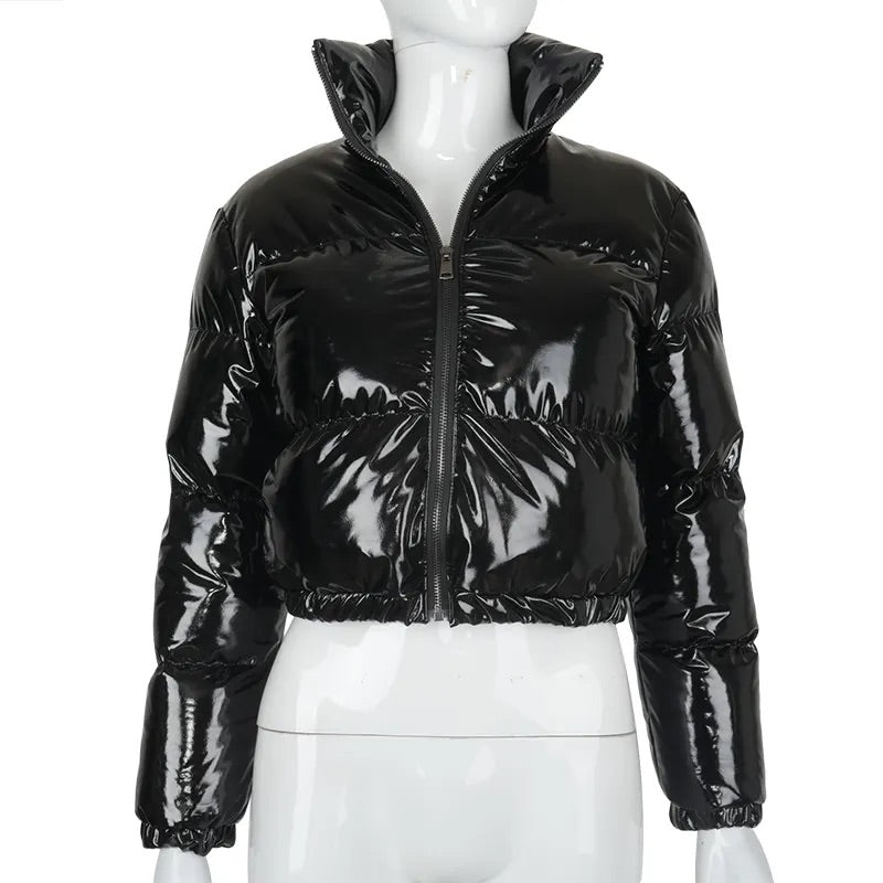 Ebony Frost Puffer Coat SMALL
