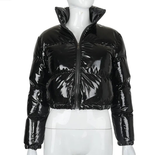 Ebony Frost Puffer Coat SMALL
