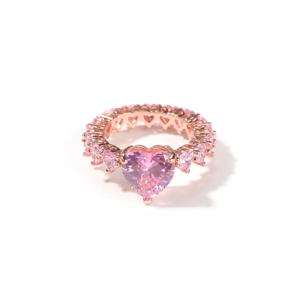 Love Me First heart ring