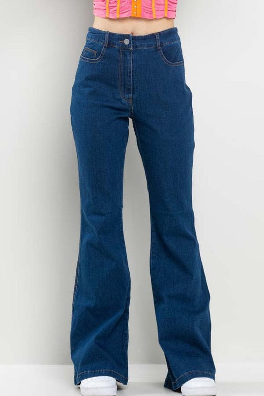 True Blue Bell Bottom Flare Jeans