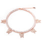 Dainty Diamonds Butterfly Gold and Silver Anklets