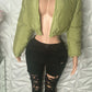 Jade Olive Puffer Coat