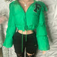 Emerald Envy Puffer Winter Coat