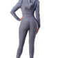 Busy & Paid Girl 2 pc pant textured set, Gray and Beige