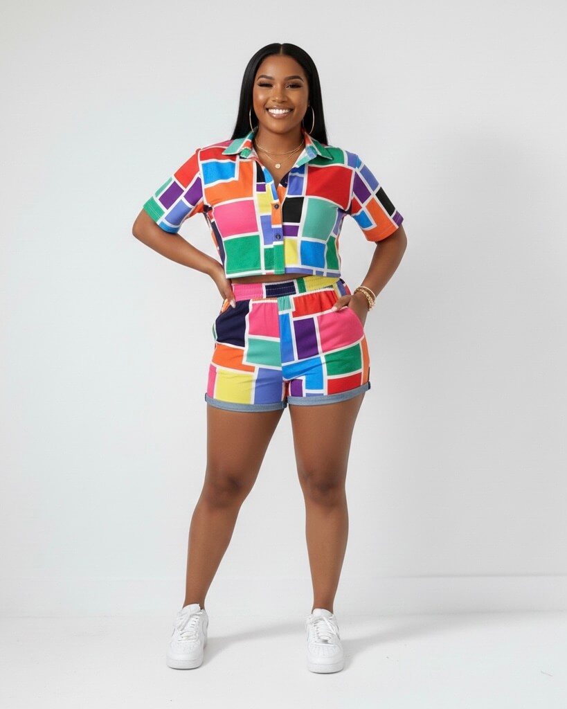 Freak Nik 90s 2 pc short set