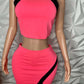 Pink Passion Skirt Set LARGE