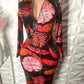 Video Vixen Bodycon Dress LARGE