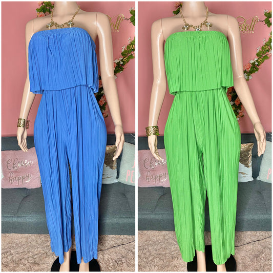 Body of a Goddess pleated jumpsuit