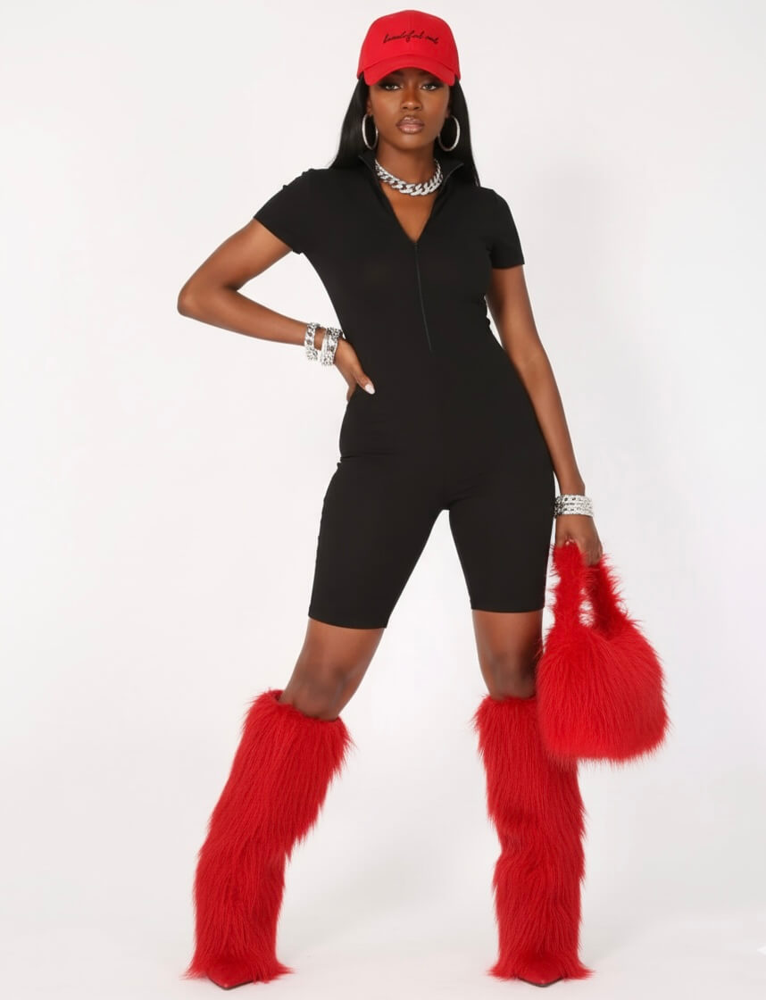 Get it Sexyyy Zipper Romper (6 colors)