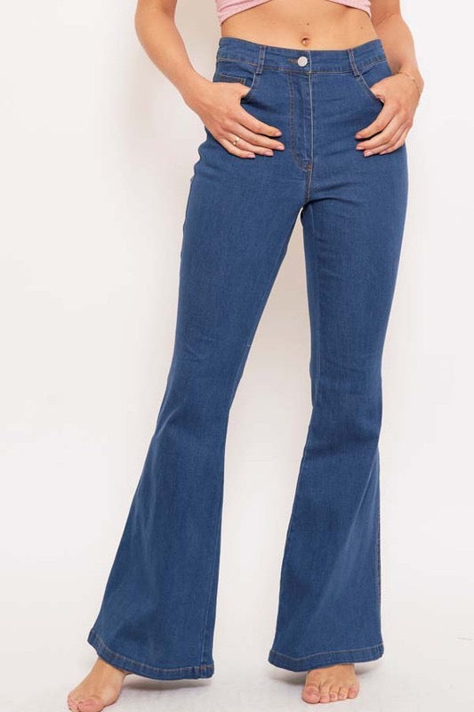 True Blue Bell Bottom Flare Jeans