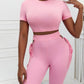 Pretty Pink Gal 2 piece short set