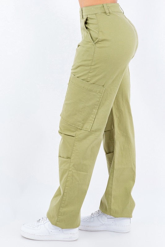 Y2K Sage Cargo Pants Plus (1X-3X)