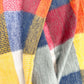 Fringe Frenzy Multicolor Plaid Kimono (Small to 3X) Orange and Burgundy