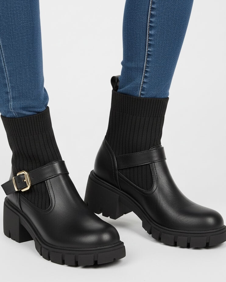 Jetset Couture Chunky Ankle Boots size 5.5 to size 9