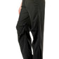 Black Quickdry Parachute Cargo Pants - Ikonik Idoll