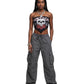 Stay Strong Vintage Skull Corset Top