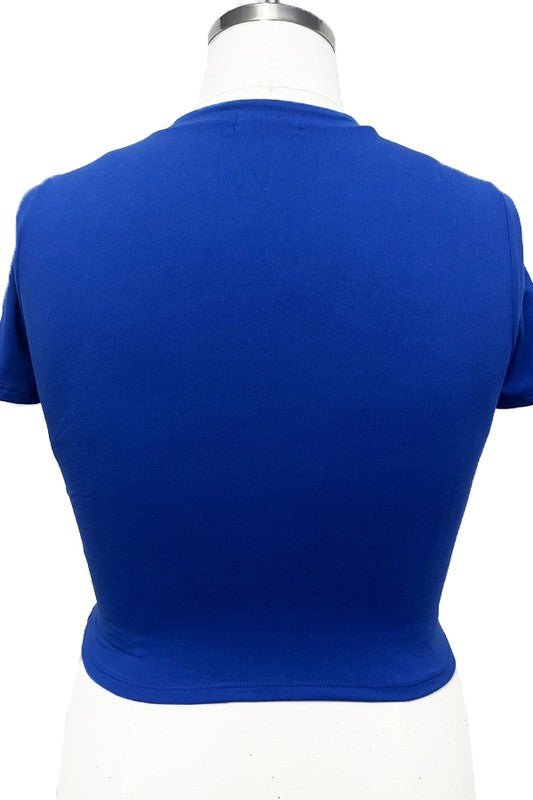 Born to Ride Plus Size Graphic Top - Ikonik Idoll