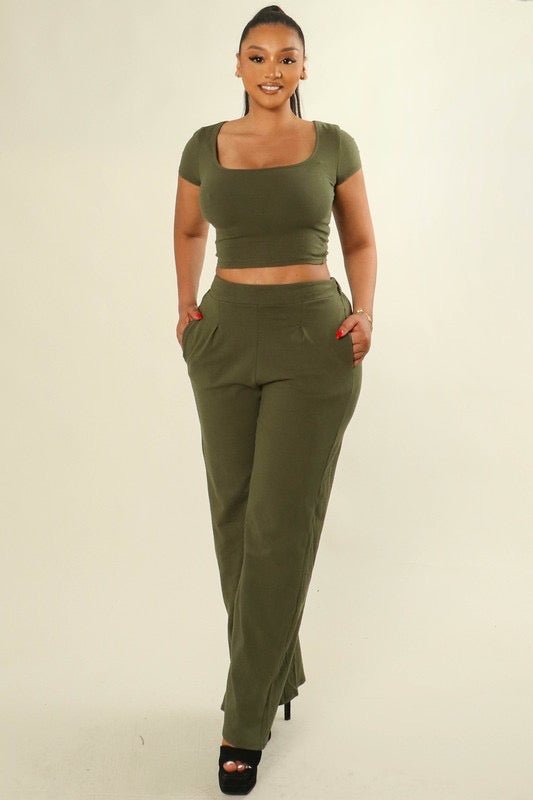 Chill Nights Pants Set (2 colors) - Ikonik Idoll