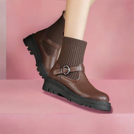 Cocoa Couture Chunky Ankle Boots size 5.5 to size 9 - Ikonik Idoll