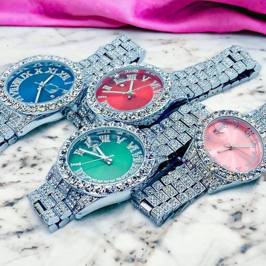 Cuddle My Wrist Silver Watch (4 face colors) - Ikonik Idoll