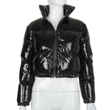 Ebony Frost Puffer Coat SMALL - Ikonik Idoll