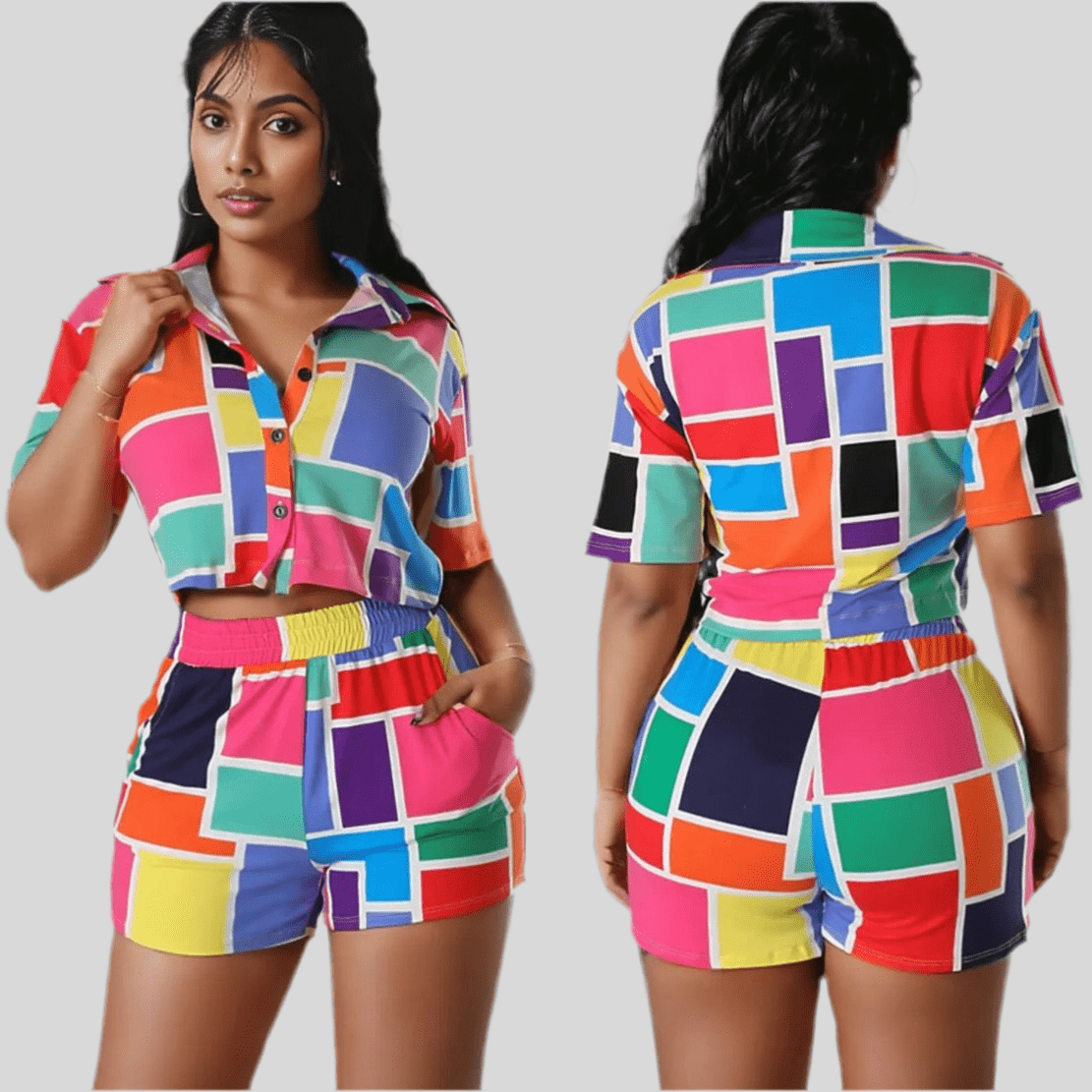 Freak Nik 90s 2 pc short set - Ikonik Idoll