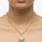 GOLD Ice Box Heart Necklace