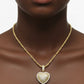 GOLD Ice Box Heart Necklace