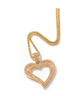GOLD Open Heart Jayda necklace