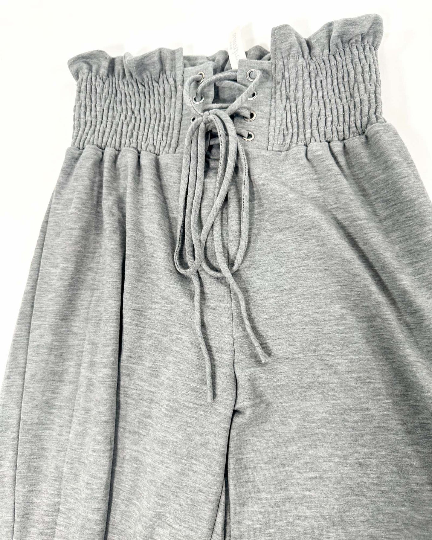 Keep It Cute Corset Set - Gray, Beige Tan Colors