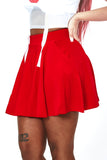 Hot Girl Summer tennis skirt with pockets - Red, Blue, Green (Small to X - large) - Ikonik Idoll