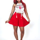 Hot Girl Summer tennis skirt with pockets - Red, Blue, Green (Small to X - large) - Ikonik Idoll
