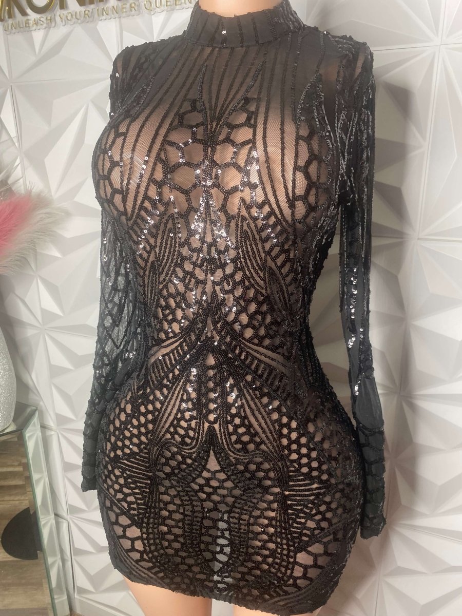 I’m The Star Sequin Dress MEDIUM - Ikonik Idoll