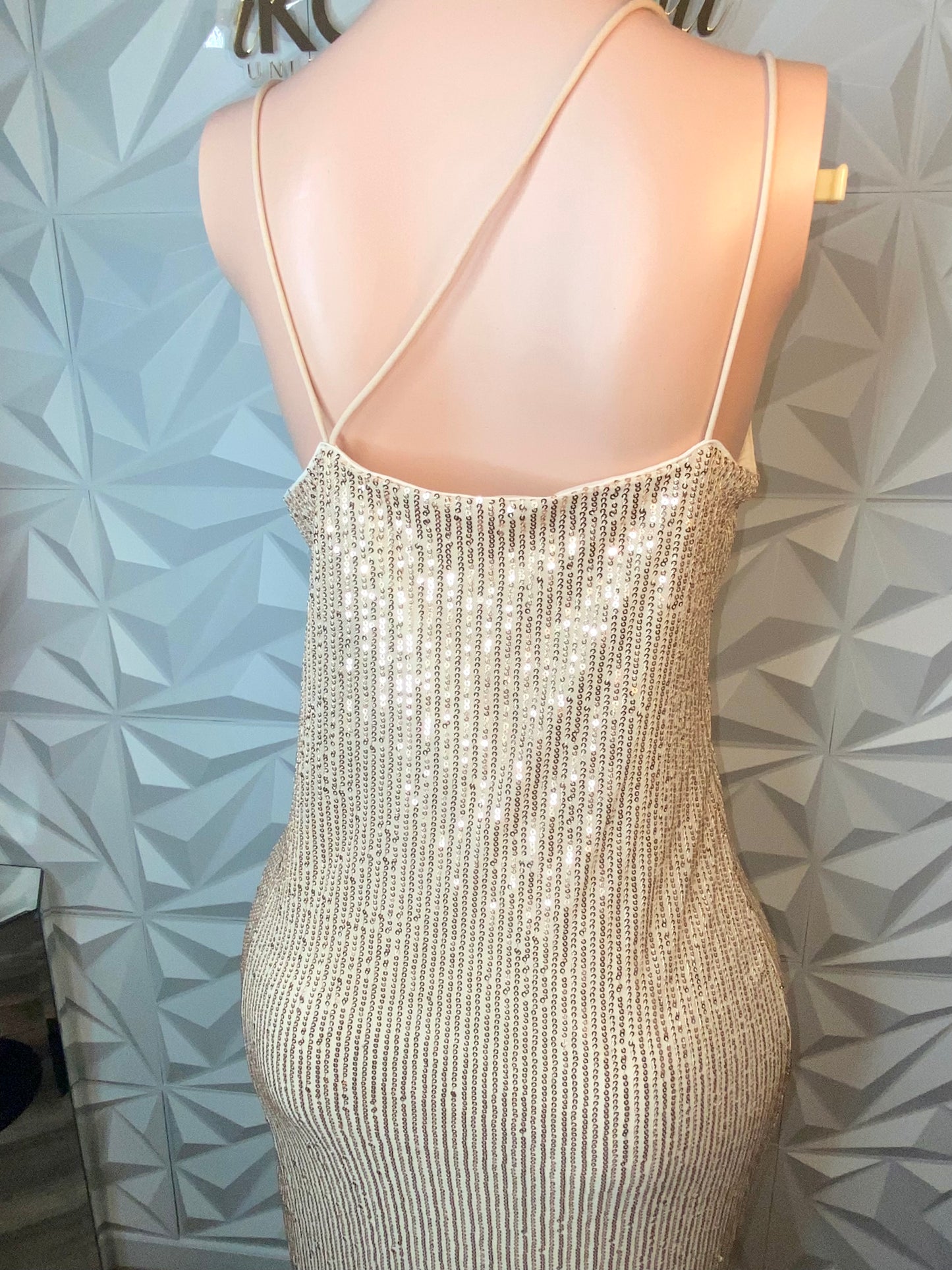 Shine Bright Gold Dress (XL)