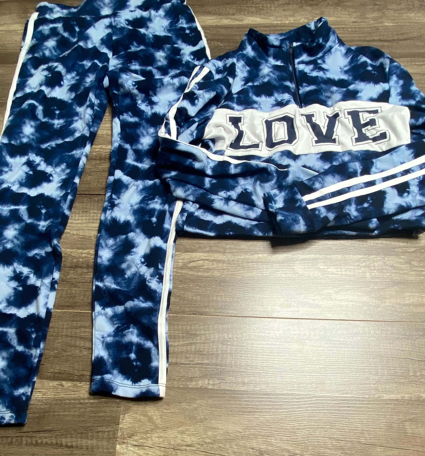 Blue No Love Legging Set (medium)