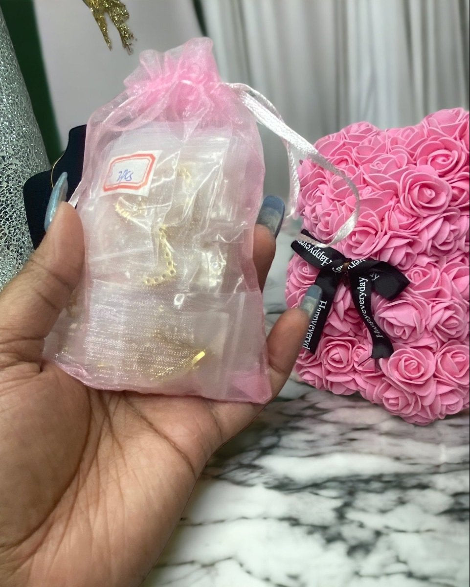 Bag of Different Alphabet Initial Necklaces - Ikonik Idoll