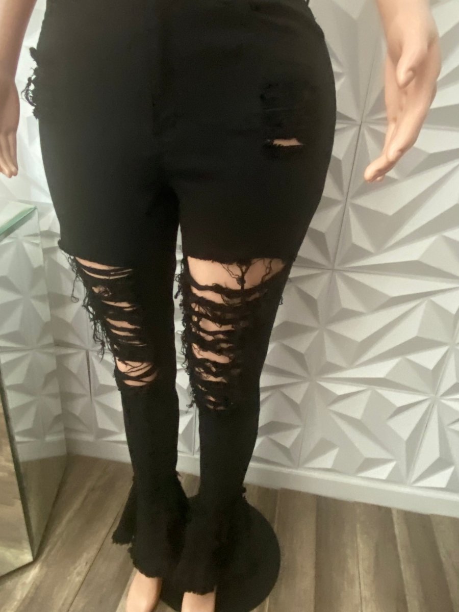 Laflare Black Jeans - Ikonik Idoll