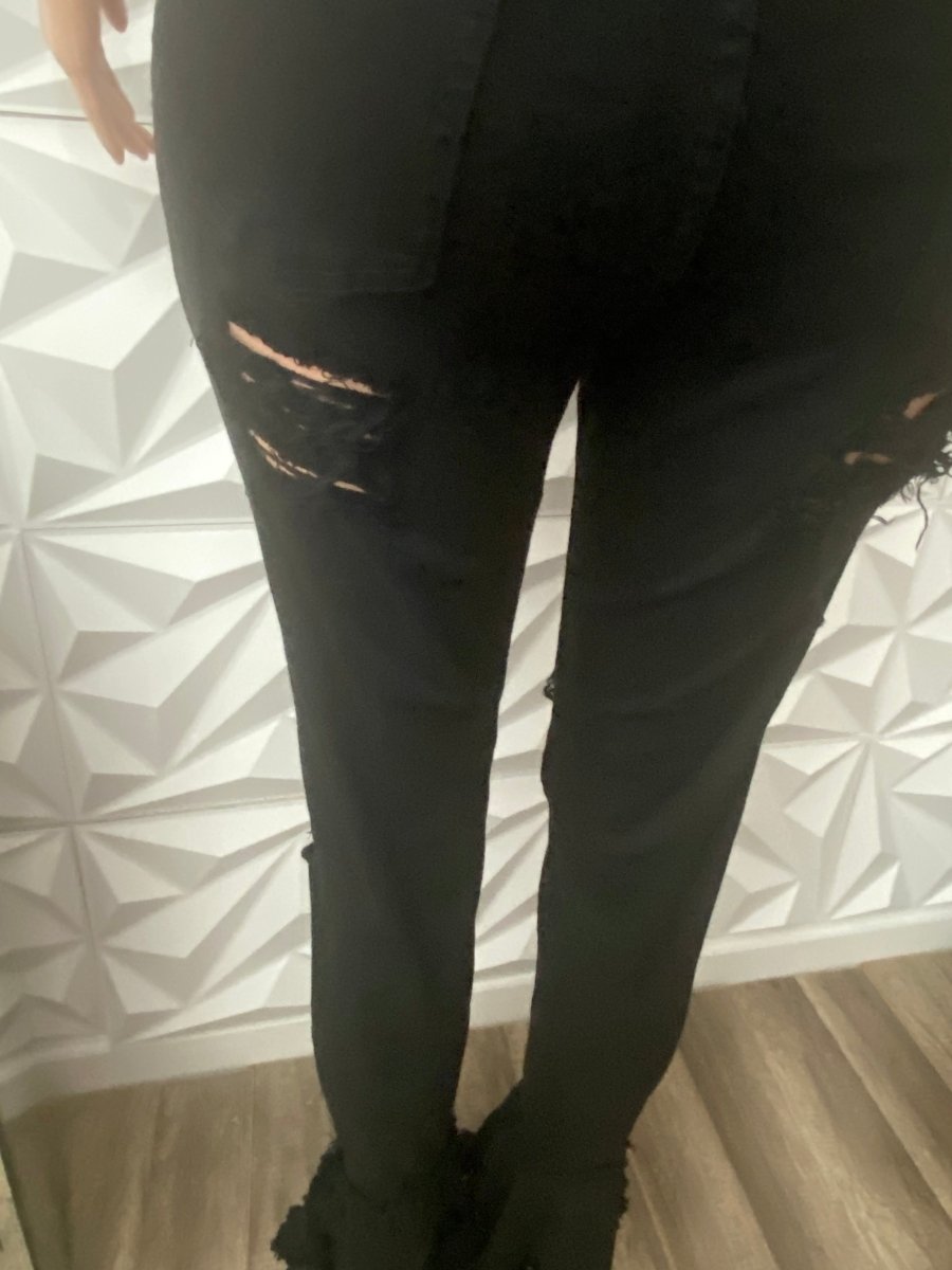 Laflare Black Jeans - Ikonik Idoll