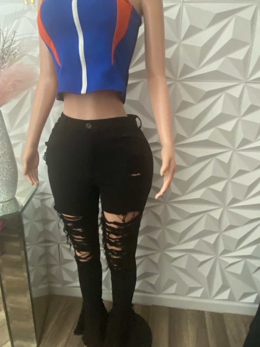 Laflare Black Jeans - Ikonik Idoll